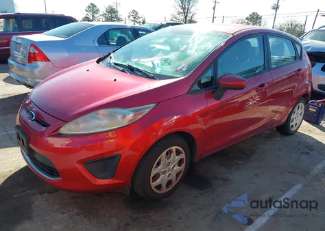 2012 Ford Fiesta Se из США, поврежденный, VIN 3FADP4EJ6CM160462